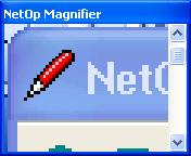 Netop Host To show the Netop Magnifier window from the keyboard, place the mouse pointer on the active Netop Marker Utility window Upper Toolbar Show Magnifier button and press F9 to make the button
