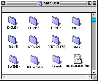 supplied CD-ROM into your CD-ROM drive. Double-click the Mac OS 9 folder.