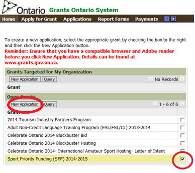 Grants Ontario has recently made some changes to the application process.