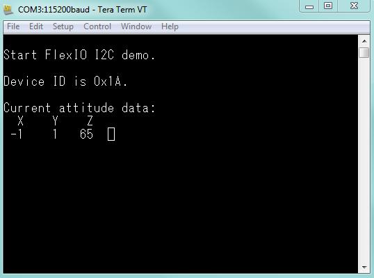 /demos/ flexio_i2c_polling /src/ The project and workspace files of the interrupt demo are located in /demos/ flexio_i2c_interrupt /iar /frdmkl27z/.