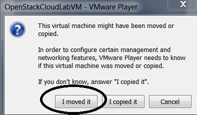 5. Select the virtual machine and click Play