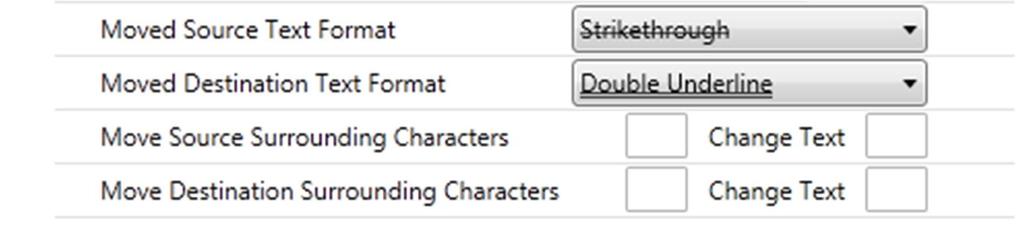 If the Replace Deleted Text with a Single Character checkbox is not selected, each character in the deleted text is replaced with the character specified.