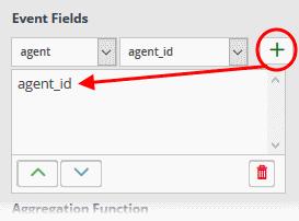 Step 3 - Select the order of ranking based on how you want to see the aggregation results Step 4 - Set the limit for number of results to be displayed Step 1 - Select the event field(s) by which