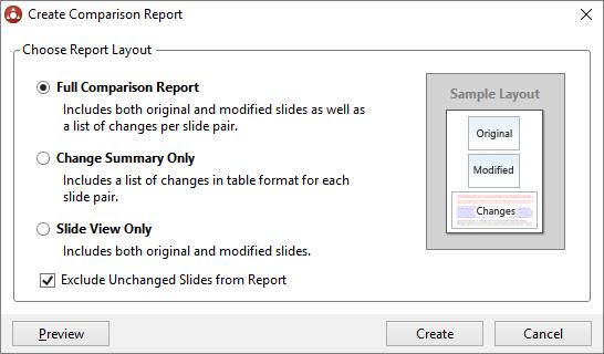 Comparing Presentations Note: If Workshare Compare for PowerPoint is not open, launch it in the usual way and click Cancel in the Select Presentations for Comparison dialog so that no initial