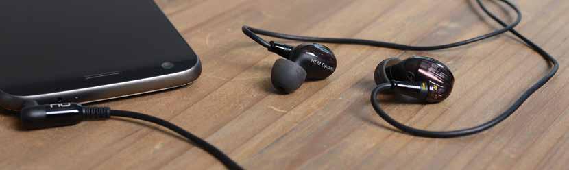 HEM Dynamic udac5 udac3 BTR100 High resolution in-ear headphones The High Resolution certified HEM Dynamic sets a new standard for accuracy, speed and comfort.