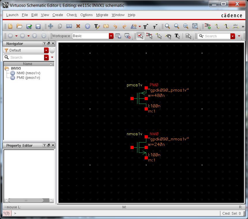 Next, we are going to add input and output pins, which are needed to describe connectivity information for the