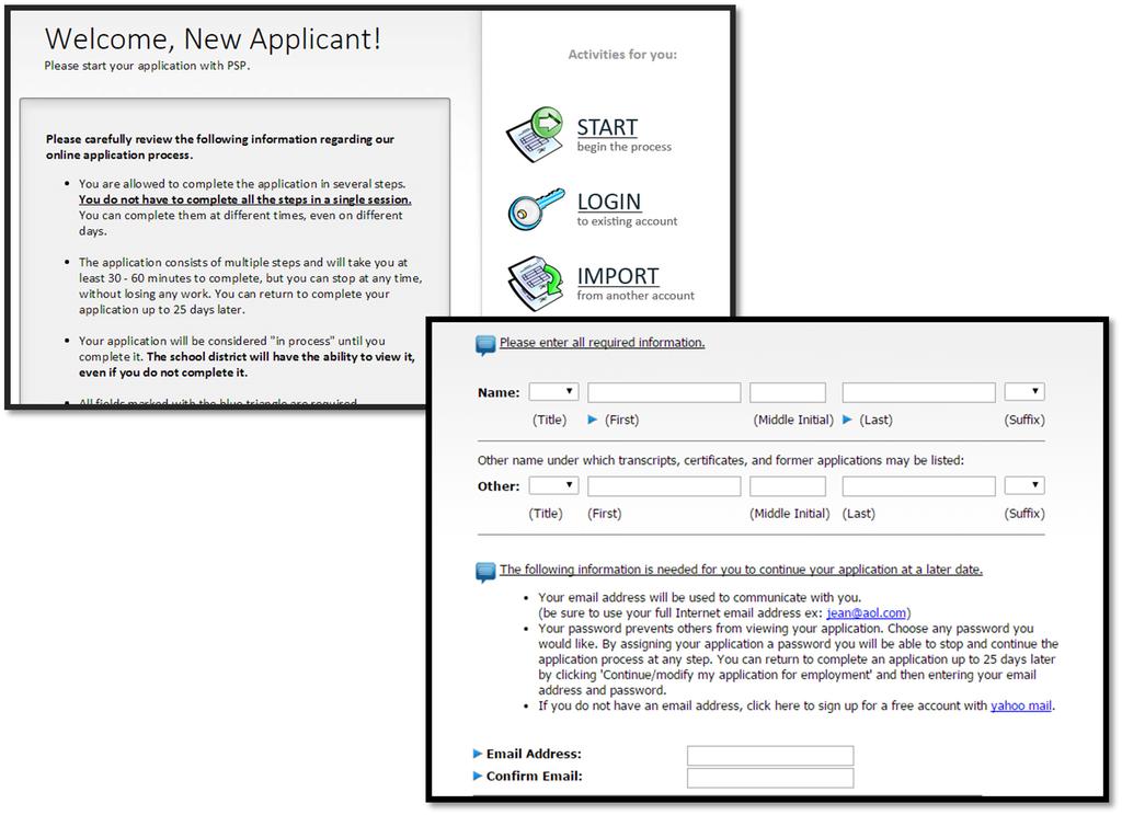 Professional Service Provider Application Guide Step 1: Click Apply