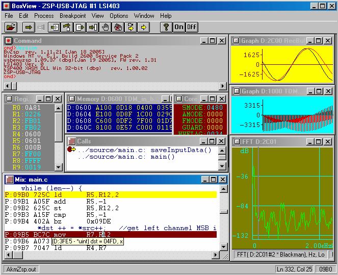 5 BoxView Debugger BoxView, Domain Technologies Windows based software debugger, allows programmers to test and debug applications with fast data access and extensive display capabilities.