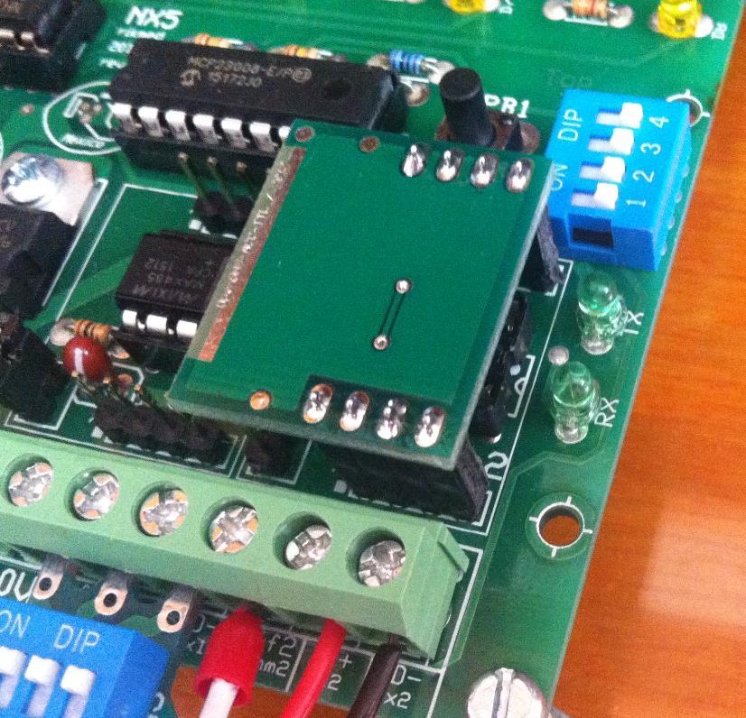 Here the installation of the ACC-TTL accessory board can be