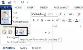 Excel 2013 Advanced Page 83 Start Microsoft Word, which by default will start and display a new empty document.