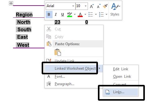 Excel 2013 Advanced Page 86 The Links dialog box will be displayed.
