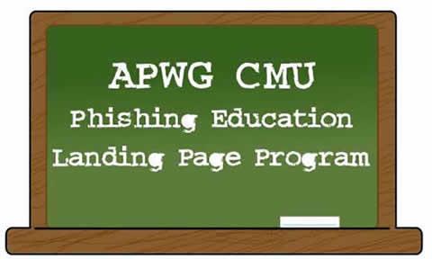 APWG/CMU Education Redirect Page A multi-language APWG Hosted site used to educate users when they follow a known phishing link ISPs replace phish site content with an autoredirect that brings the