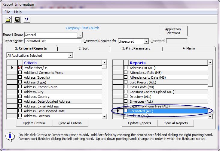 How to Use the Formatted (All) Report to Create a CSV File in Shelby v.