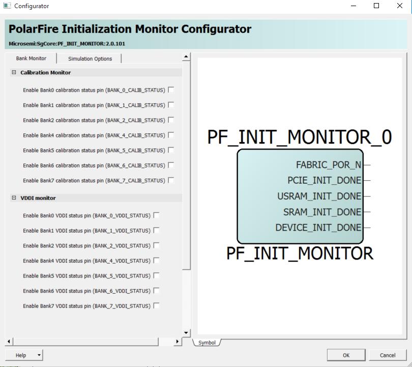 Resets Figure 27 PolarFire Initialization Monitor Configurator PolarFire Initialization Monitor provides simulation support.