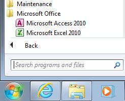 Open Microsoft Excel Click on the start button. Click on All Programs.