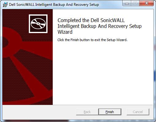 Uninstalling the Dell SonicWALL Intelligent Backup and Recovery Windows Agent To uninstall the Dell SonicWALL Intelligent Backup and Recovery Agent from your Windows computer, perform the following