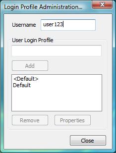 most commonly needed for your environment. You can modify or delete your own login profiles as needed, but you can only view login profiles created by your system administrator. Section 3.9.
