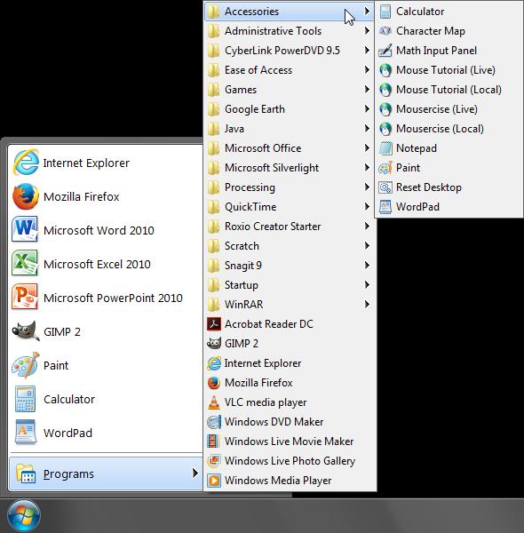 There are more programs contained within these folders.