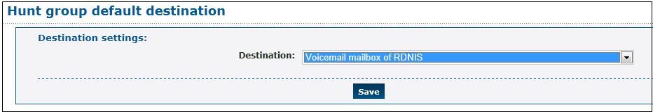 Workflows 32.8.2 Create a Mailbox for an RDNIS-Formatted Forwarded Call 1. Go to Features» Mailboxes and click New. 2. Enter the phone number in the format sent by the external service provider.