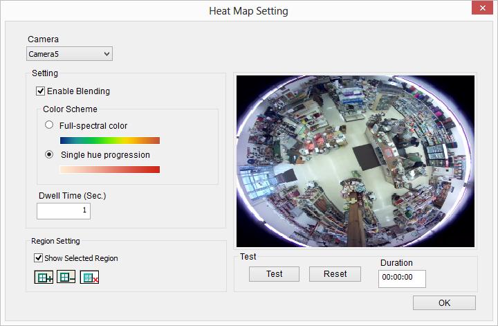 5. Select a camera from the Camera drop-down list. Figure 2-5 6. If you wish to enable heat map on the live view, select Enable Blending.
