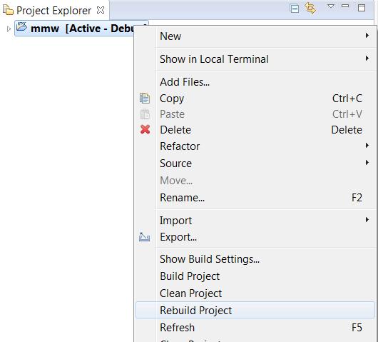On successful completion of the build, you should see the output in CCS console as shown here and the following two files should be produced in the project debug