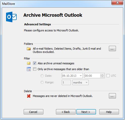 Archiving Outlook PST Files Directly 31 If logged on to MailStore Server as a MailStore Server-administrator, the target archive