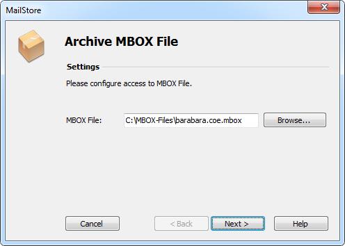 Archiving Emails from External Systems (File Import) 44 If logged on to MailStore Server as