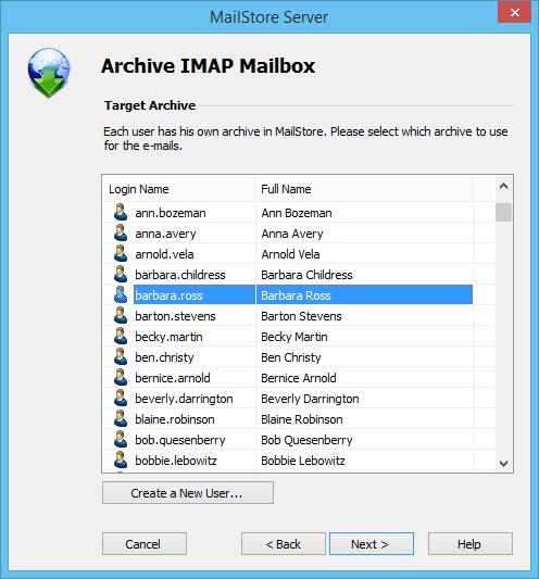 Archiving Server Mailboxes 49 At the last step, a name for the new archiving profile can be specified.