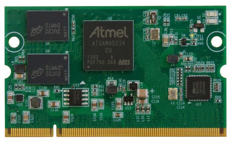 The SAMA5D3 series high-performance, power-efficient embedded MPU features a floating point unit for high-precision computing and accelerated data