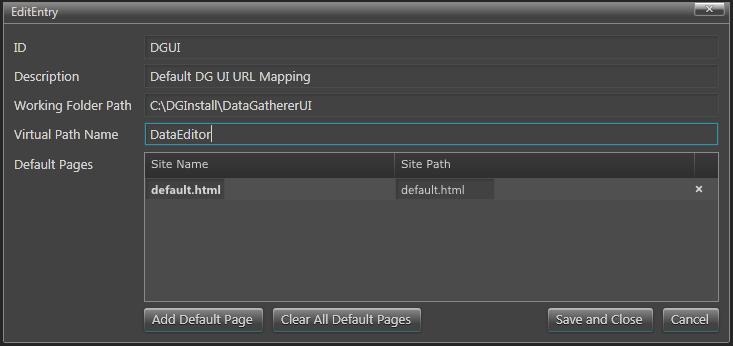 DGHostFeeds: This is where gathered data will be stored for access by player systems, with the default virtual path of DGHostFeeds.
