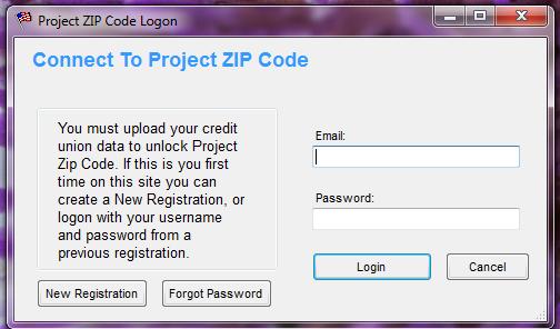 Step Five: Registering with Project Zip Code You will now be asked to log-in to PZC.