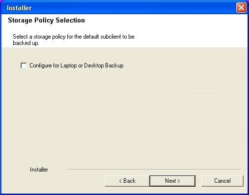 If you do not have Storage Policy created, this message will
