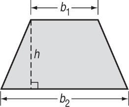 14 Area of Trapezoids A trapezoid has two