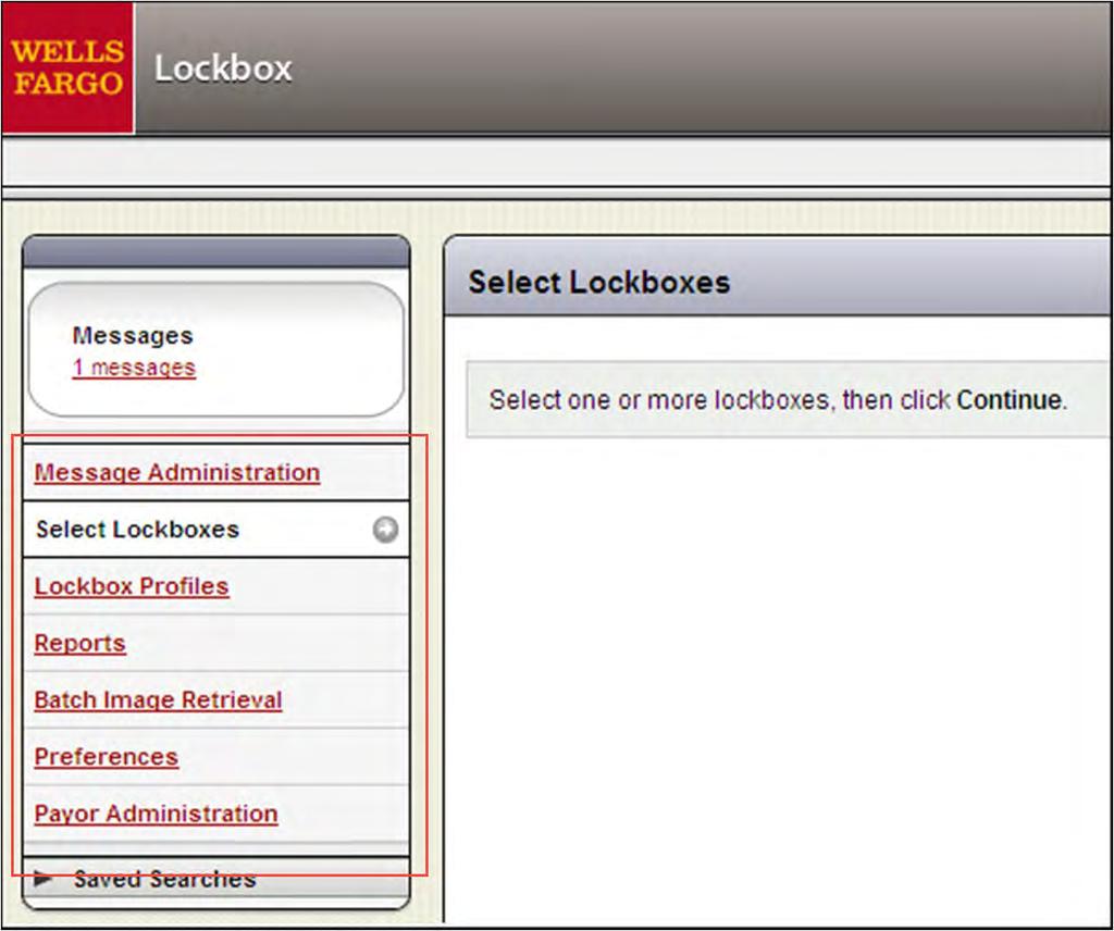 Accessing Lockbox 1. Sign on to the Commercial Electronic Office (CEO ) portal at the following address: https://wellsoffice.wellsfargo.com/portal/signon/index.jsp.