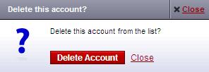 Deleting a payor bank account 1.