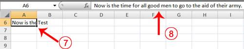 Work with Long Text Whenever you type text that is too long to fit into a cell, Microsoft Excel attempts to display all the text.