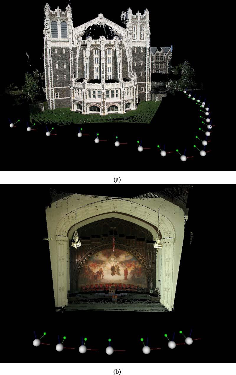 258 Int J Comput Vis (2008) 78: 237 260 Fig. 18 (a) Range model of Shepard Hall (CCNY) with 22 automatically texture mapped high resolution images.