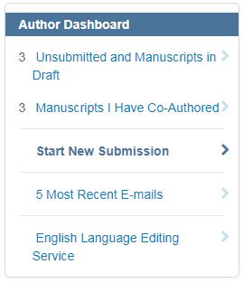 When you first log on, you will see the option to Start New Submission.