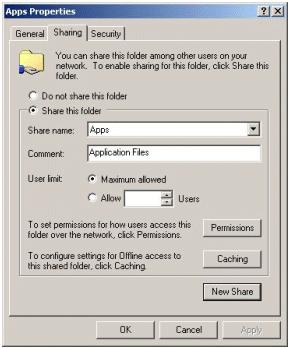Modifying Shared Folders Authorized users can modify shared folders, stop sharing a folder, modify the share name, and modify shared folder permissions.