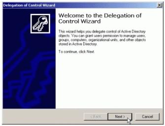 5. A Wizard window appears for selection of Users or Groups, click the Add button. 6.