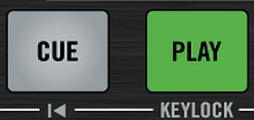 Hardware Control Reference Using the Transport Control Area Playback state Sample stopped Sample playing CUE/REMIX SLOTS button Press to start playback.