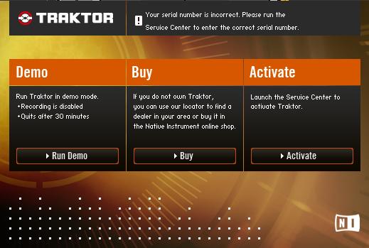 Choose Run Demo to run TRAKTOR in Demo Mode. You can see whether you are in Demo Mode from the Demo Mode graphic in the TRAKTOR Header.