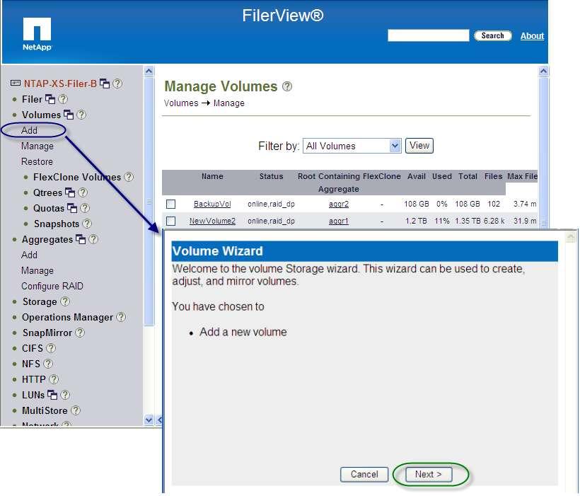 4. Select flexible volume for the volume type 2011 Cisco Systems, Inc.