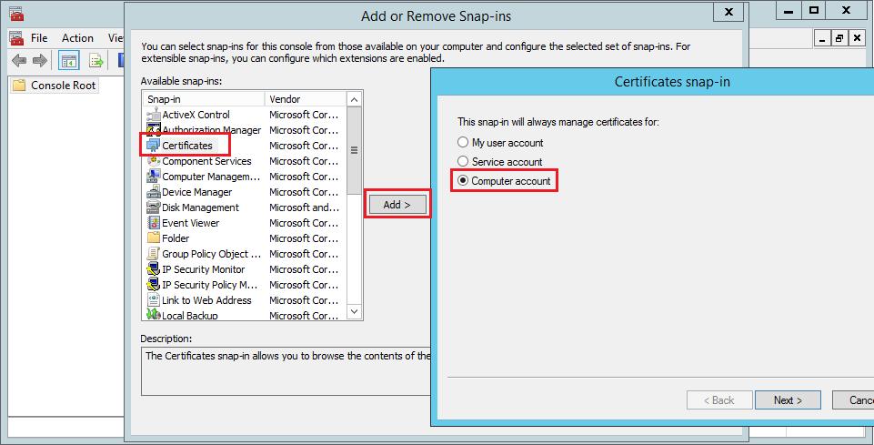Part 3 collect all certificates for Cert Authorities used by your organization: For each Access Edge service FQDN you recorded in the previous section, perform the following steps. 1.