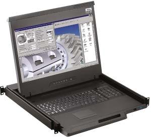 dedicated KVM switch and rackmount screen technology User Manual 1U 17 FHD LCD Console Drawer F117 1920 x 1080 native