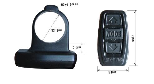 3.3 Button Definition J LCD is equipped with special 30 button. The button can be installed either on the left side or on the right side of the handlebar.