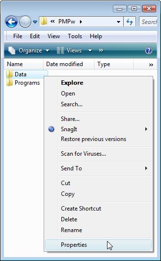 6. Server Setup Sharing the PMP Data folder Note: This option will not work for all PMP users.