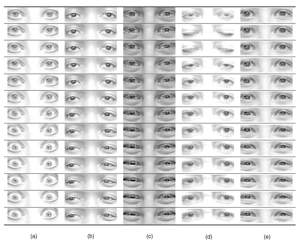 MORIYAMA ET AL.: METICULOUSLY DETAILED EYE REGION MODEL AND ITS APPLICATION TO ANALYSIS OF FACIAL IMAGES 747 TABLE 8 Example Results for Motions (a) Upper eyelid raising.