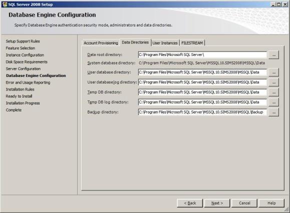 New SQL Express installation paths Once the migration has completed, you will need to change the following