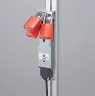 5 mm stand Load of Padlock Tab 30N maximum Handle Operation Angle (removed position inserted position) Insulation Resistance (500V DC megger) Between live and dead metal parts: 100 MΩ minimum Between